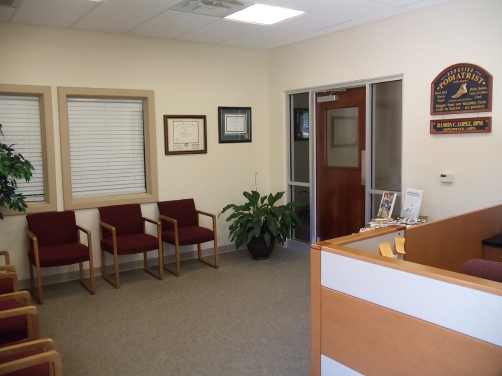 Medical office before specialty office renovation