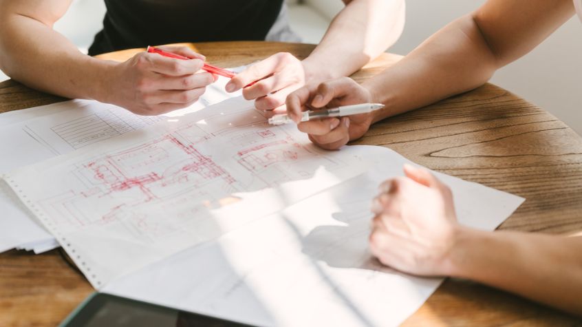 Client and contractor discussing How To Leverage the Power of Project Value Engineering