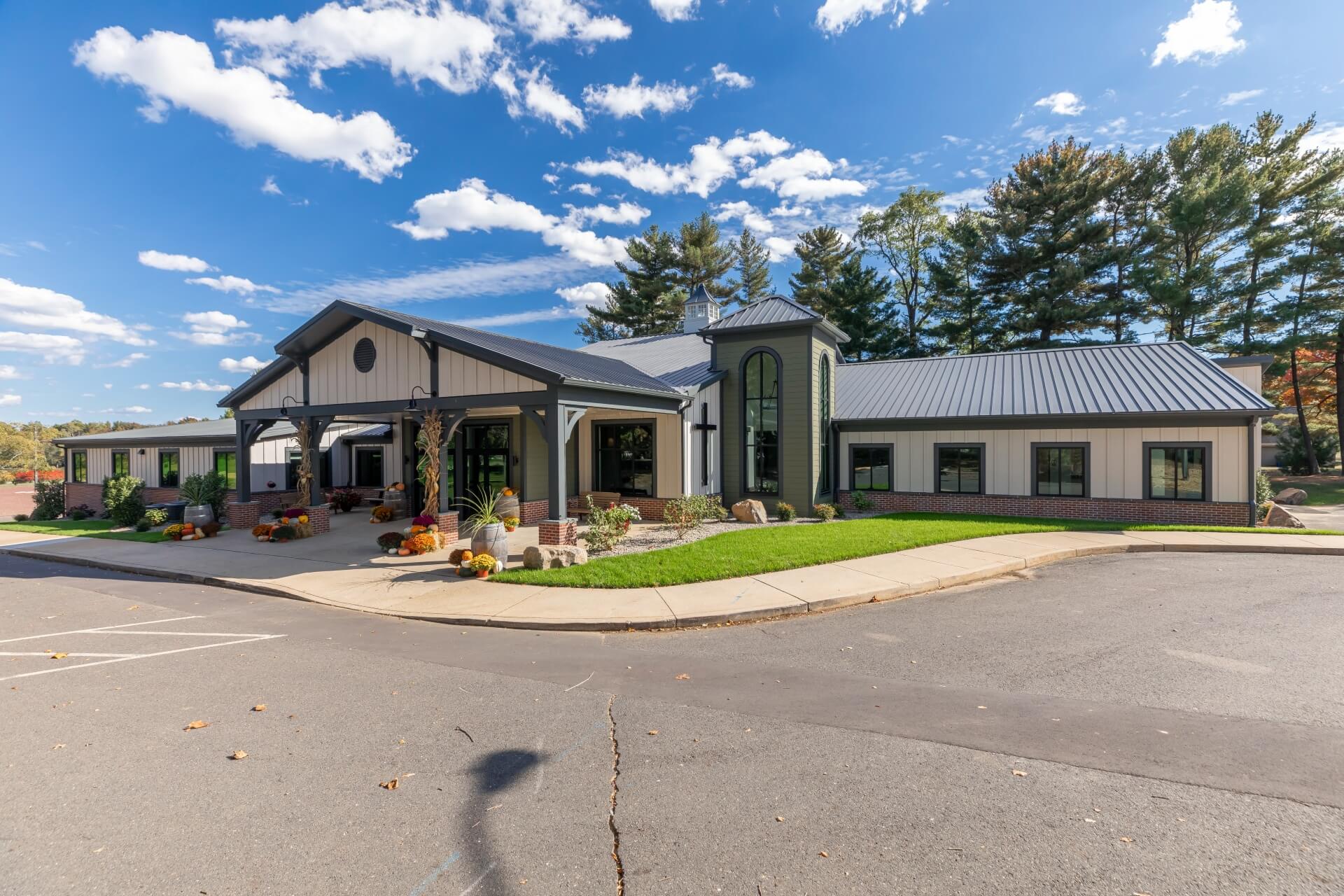 New Jersey Church after Construction and Expansion