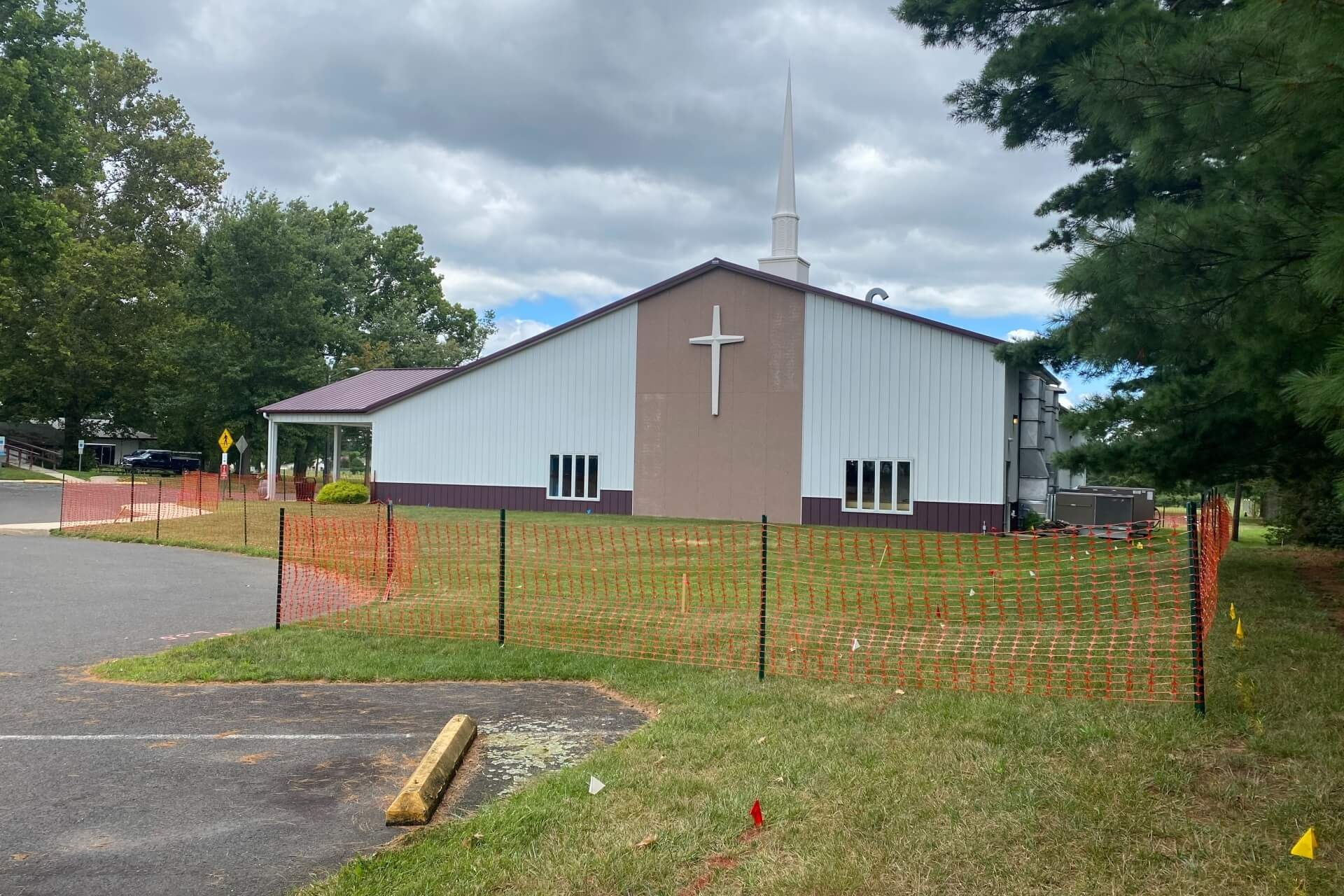 New Jersey Church Before Construction and Expansion