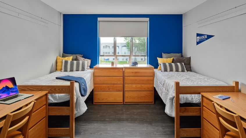 Dorm after construction project